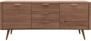 Goossens Dressoir Bjarte, 2 deuren 3 laden