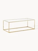 Salontafel Maya met glazen tafelblad