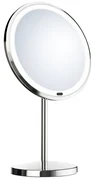 Smedbo Cosmeticaspiegel - staand - 20cm - 7x vergrotend - verlichting - Messing - Chroom Z625