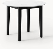Ronde eetkamertafel Jackson met marmerlook, in verschillende formaten