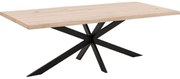 Goossens Eettafel Blade, Boomstamblad 220 x 100 cm 5 cm dik