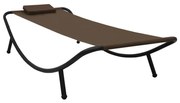 vidaXL Tuinbed 200x90 cm staal bruin