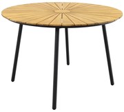 Dave teak tuintafel rond - Ø 110 cm.