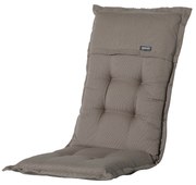 Standenstoel hoge rug kussen 123x50 cm Rib liver