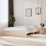 vidaXL Bedframe massief hout 180x200 cm 6FT Super King