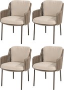 Bernini dining tuinstoel terre 4 Seasons Outdoor set van 4