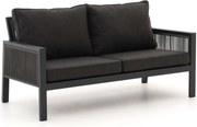 Loungebank Tuin Manifesto | Aluminium | 2 personen | Tuinbank Grijs | 168cm | Incl. kussens | Kees Smit Tuinmeubelen