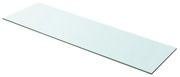 vidaXL Wandschap transparant 100x30 cm glas