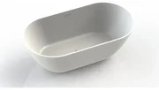 Arcqua Cusco vrijstaand ligbad 165x83x55cm cast marble Mat Wit BAD117408