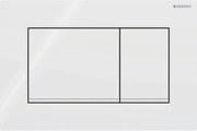 Geberit Sigma 20 (ex Sigma 30) bedieningspaneel glans wit/mat wit voor Sigma reservoirs 8cm (UP720) en 12cm (UP320)