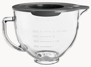 Mengschaal Artisan van glas met deksel, 4.7 L