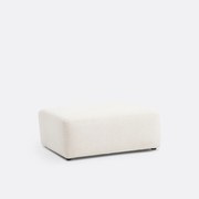 Polyester poef, gemêleerd chenille, Monica