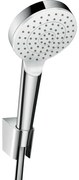 Hansgrohe Crometta 1jet porter doucheset ecosmart met slang 125cm wit chroom 26568400