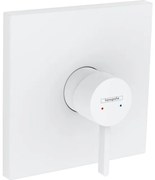 Hansgrohe Finoris afdekset douchekraan met hendel mat wit 76615700