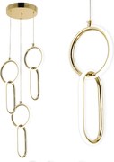 LED hanglamp G077-3CPR Gold