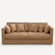 Bank 3-, 4- of 5-zits, in stonewashed fluweel, Néo Kinkajou