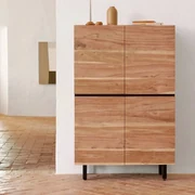 Kave Home Uxue Grote Kast Massief Acacia Hout - 100x40x155cm.