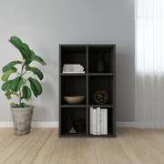 vidaXL Boekenkast/dressoir 66x30x97,8 cm bewerkt hout zwart