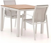 Diningset Forza  | 2 personen polywood | Tuinset stapelbaar | 3-delig | Kees Smit Tuinmeubelen