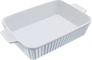 VEVOR Keramische ovenschaal, grote rechthoekige bakvorm van 9 x 13 inch met dubbele handgrepen, ovenvaste lasagneschaal, diepe ovenschaal voor bakken en serveren, Thanksgiving- en kerstcadeau, wit