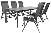 Kettler Edge/Legato 220 cm. tuinset - 7-delig verstelbaar