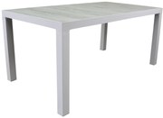 Fresno dining tuintafel 160x90xH74 cm wit