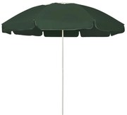 vidaXL Strandparasol 240 cm groen