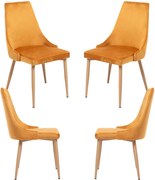 Set 4 Stoik Wood Stoelen