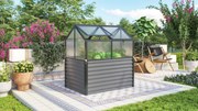 Vitavia kweekbak met polycarbonaat - Gamma - 1,05m² - Zwart