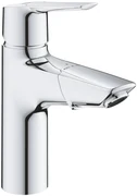 Grohe QuickFix Start M-size wastafelkraan met uittrekbare uitloop en push-up waste chroom