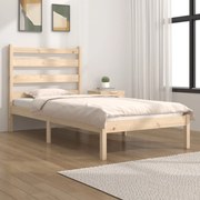 vidaXL Bedframe massief grenenhout 75x190 cm 2FT6 Small Single