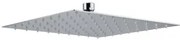 Plieger Napoli hoofddouche vierkant 25cm chroom