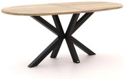 + 10% kassakorting | Bartafel ROUGH | Ovaal  | Tuintafel Teakhout | 240x120cm | 6 personen | Kees Smit Tuinmeubelen