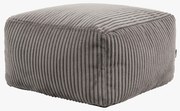 Theo Corduroy Poef - Grijs