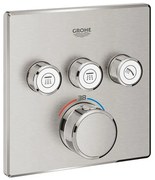 Grohe Grohtherm SmartControl Inbouwthermostaat - 4 knoppen - vierkant - supersteel 29126dc0