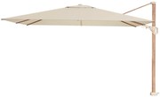 Platinum Challenger rechthoek zweefparasol T2 Premium - 2,6 x 3,5 m. - Champagne Teak