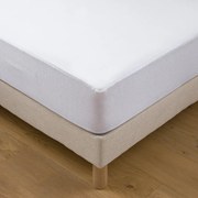 Matrasbeschermer in jersey, anti-mijt en waterafstotend, matrashoogte 22 cm