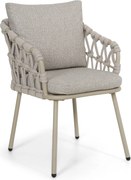 Tuinstoel Rope Zand/Beige Coco Oliva