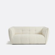 2-zitsbank in gekruist geweven chenille, SIMONE