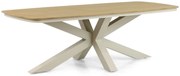 Dining Tuintafel rechthoekig 220 x 100 cm Taupe Camila