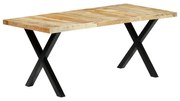 vidaXL Eettafel 180x90x76 cm massief mangohout