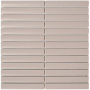 The Mosaic Factory Sevilla smalle vinger 2cm mozaïek tegels 30x30 vintage pink