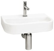 Differnz Ovale Small Fonteinset 7x38x24cm Keramiek Wit