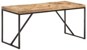 vidaXL Eettafel 160x70x76 cm massief acaciahout en mangohout