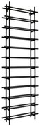 Kare Design Cape Town 136 Zwart Wijnrek Muur 45x136 Cm - 45x11x136cm.
