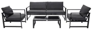 The Outsider Stoel-Bank Loungeset - Sara - Antraciet - Aluminium - The Outsider
