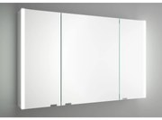 Muebles Ally spiegelkast met verlichting zijkant 103x65cm wit