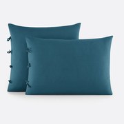 Effen kussensloop te strikken in katoen , Scenario