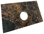 Saniclear Micro fonteinblad 39x22cm athens portoro gold