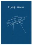 Lichtgevende Poster (70x50 Cm) Esttels Flying Saucer - Sklum